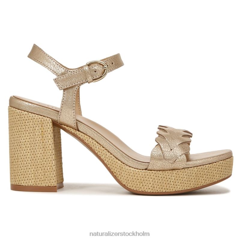 pandora sandal mjukt guldläder 444DB340 sandaler | Naturalizer kvinnor
