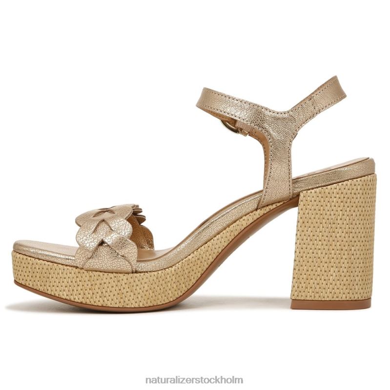 pandora sandal mjukt guldläder 444DB340 sandaler | Naturalizer kvinnor