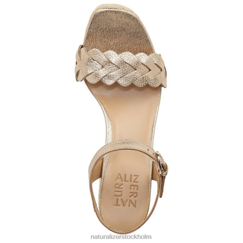 pandora sandal mjukt guldläder 444DB340 sandaler | Naturalizer kvinnor
