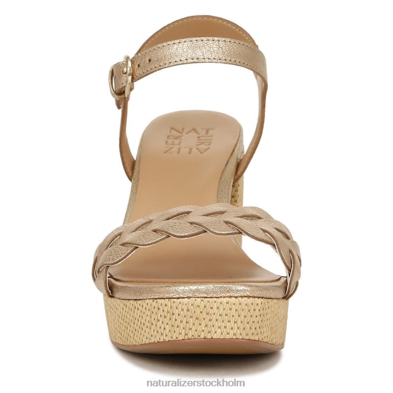 pandora sandal mjukt guldläder 444DB340 sandaler | Naturalizer kvinnor