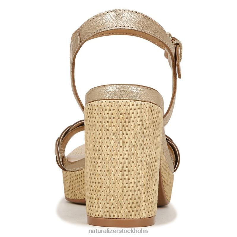 pandora sandal mjukt guldläder 444DB340 sandaler | Naturalizer kvinnor