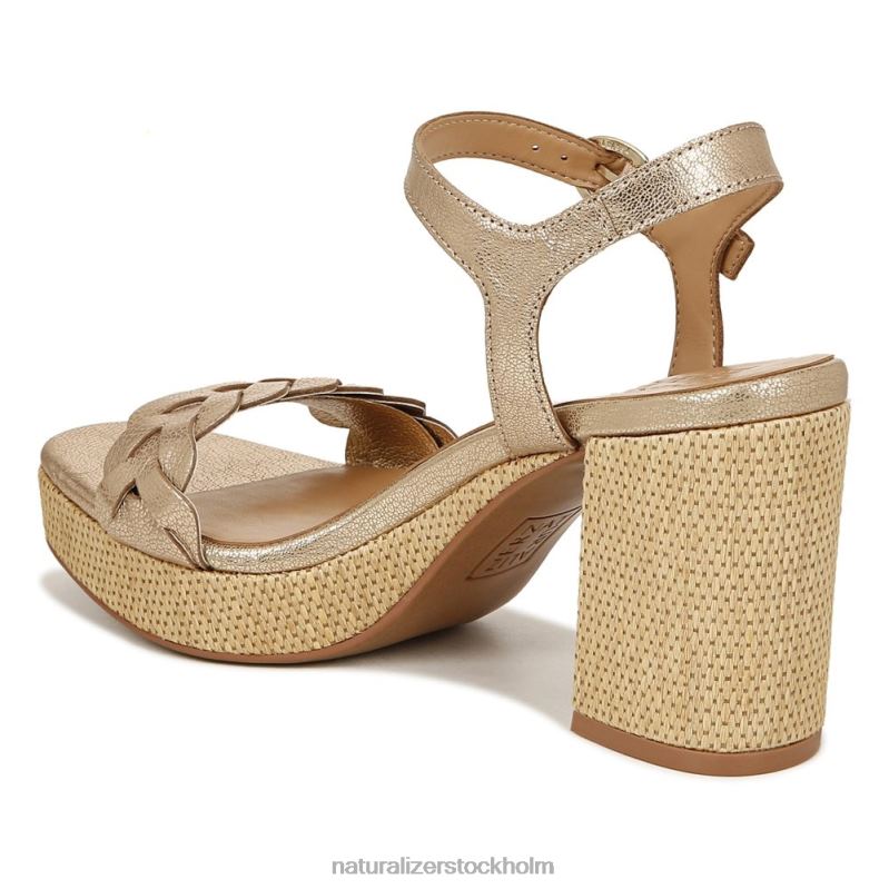 pandora sandal mjukt guldläder 444DB340 sandaler | Naturalizer kvinnor