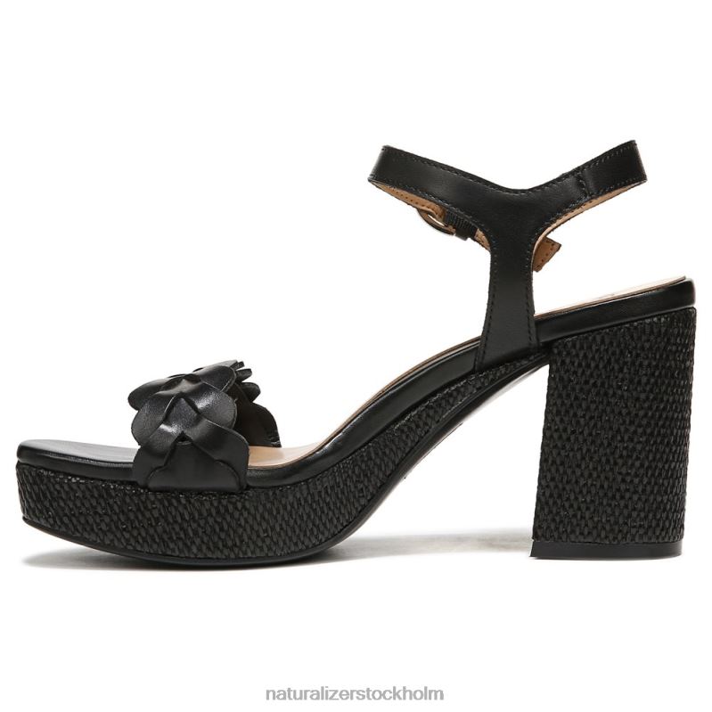 pandora sandal svart läder 444DB337 sandaler | Naturalizer kvinnor