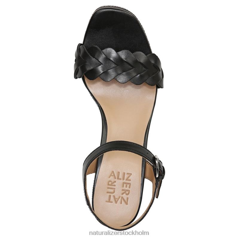 pandora sandal svart läder 444DB337 sandaler | Naturalizer kvinnor