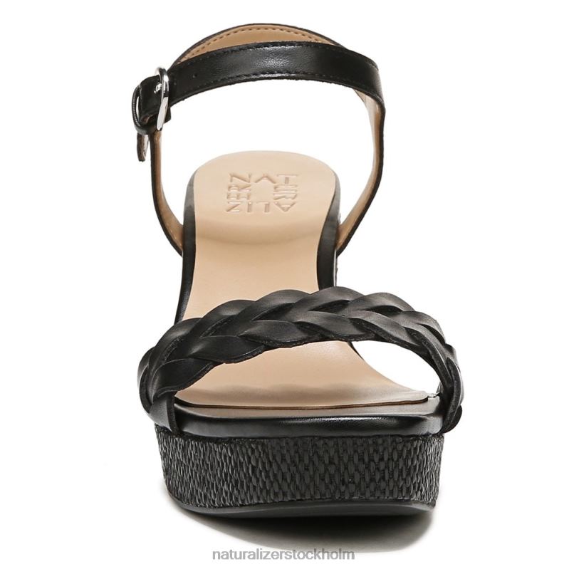 pandora sandal svart läder 444DB337 sandaler | Naturalizer kvinnor