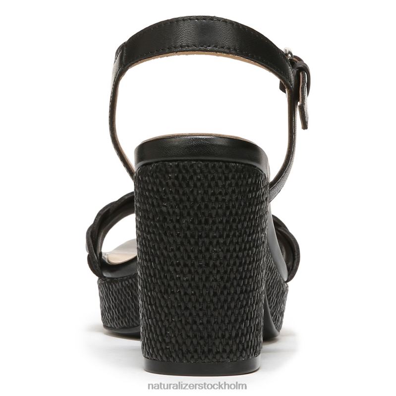 pandora sandal svart läder 444DB337 sandaler | Naturalizer kvinnor