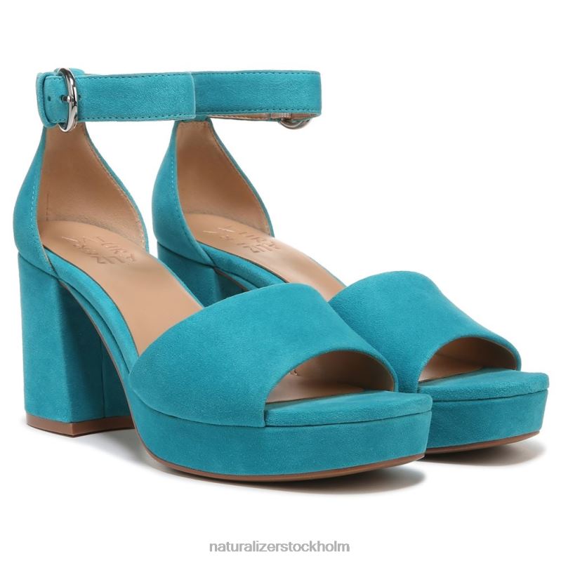 pearlyn klänning sandal blå mocka 444DB342 sandaler | Naturalizer kvinnor