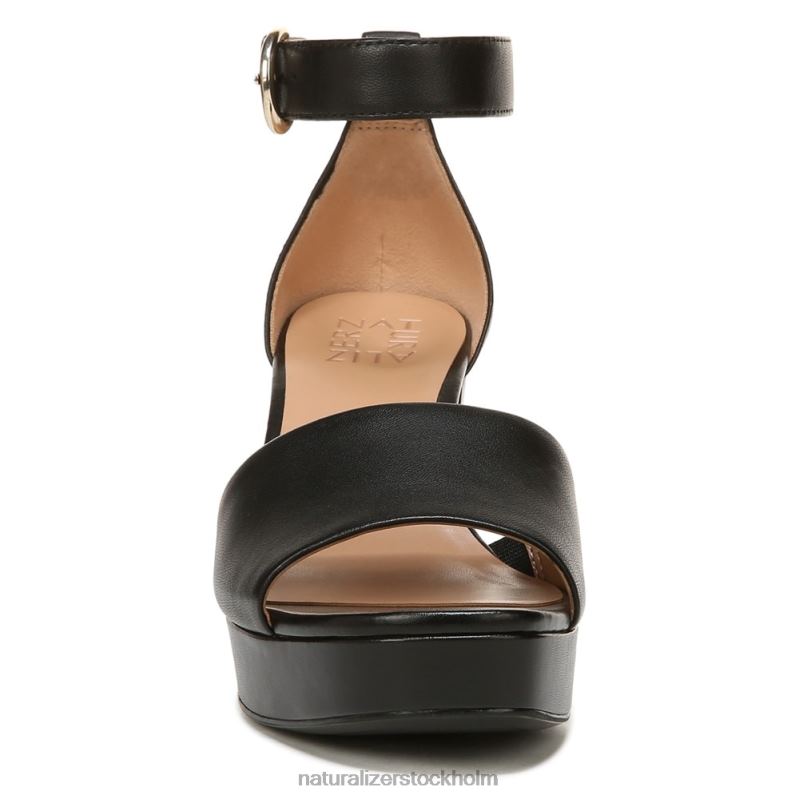 pearlyn klänning sandal svart läder 444DB341 sandaler | Naturalizer kvinnor