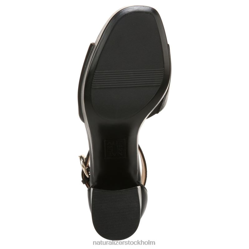 pearlyn klänning sandal svart läder 444DB341 sandaler | Naturalizer kvinnor