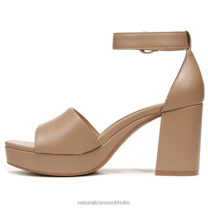 pearlyn klänning sandal taupe läder 444DB343 sandaler | Naturalizer kvinnor