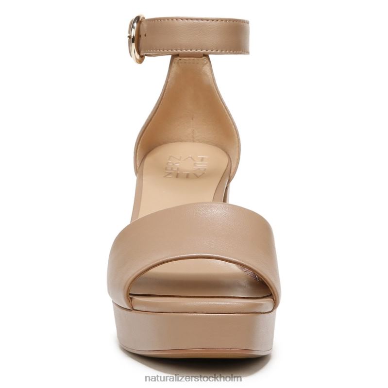pearlyn klänning sandal taupe läder 444DB343 sandaler | Naturalizer kvinnor