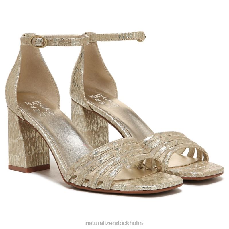 sedan klänning sandal guld orm läder 444DB681 sandaler | Naturalizer kvinnor
