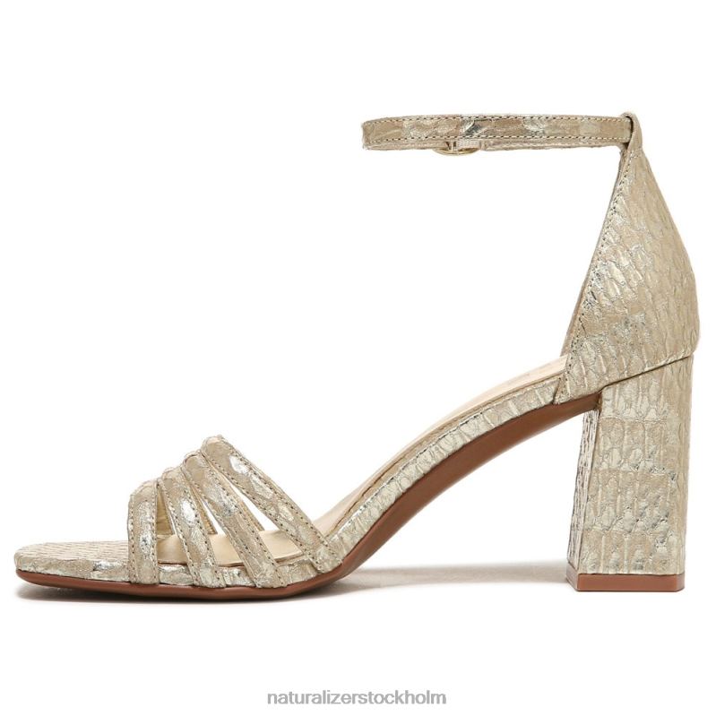 sedan klänning sandal guld orm läder 444DB681 sandaler | Naturalizer kvinnor