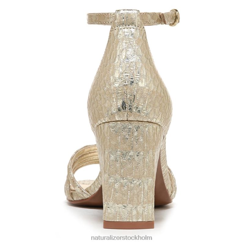 sedan klänning sandal guld orm läder 444DB681 sandaler | Naturalizer kvinnor