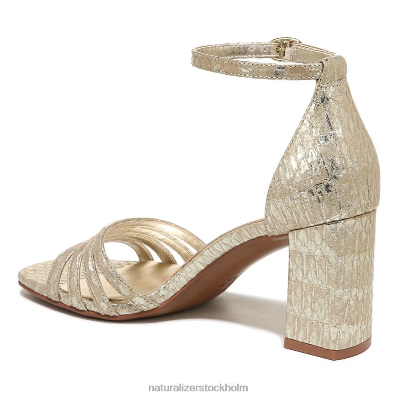 sedan klänning sandal guld orm läder 444DB681 sandaler | Naturalizer kvinnor