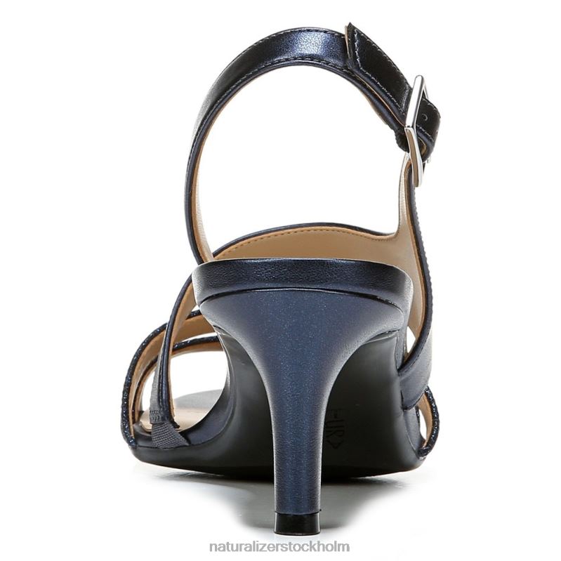 taimi klänning sandal inky marinblå metallic syntet 444DB507 sandaler | Naturalizer kvinnor