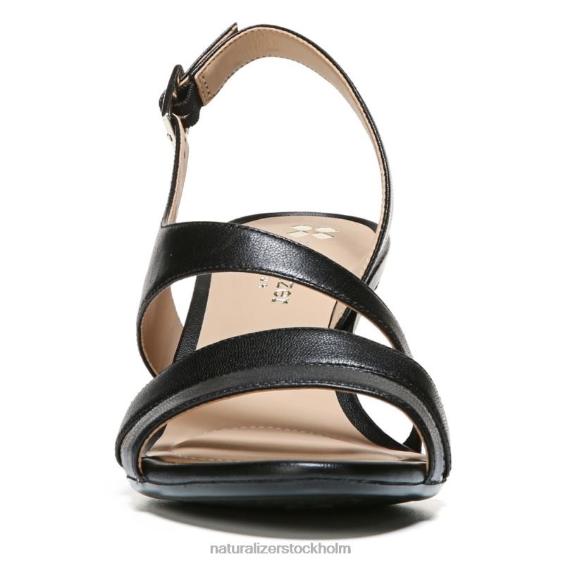 taimi klänning sandal svart läder 444DB506 sandaler | Naturalizer kvinnor