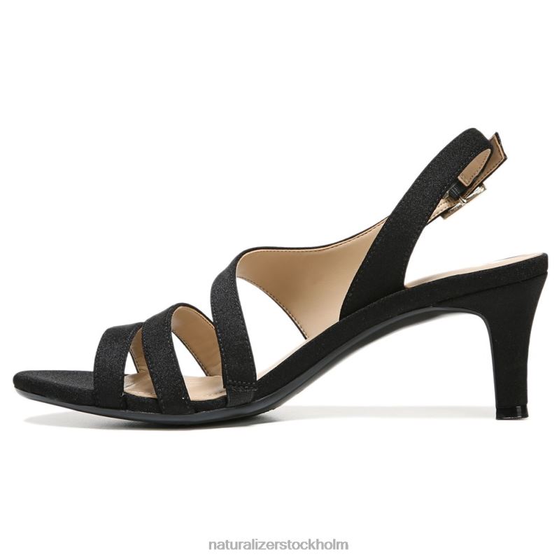 taimi klänning sandal svart tyg 444DB504 sandaler | Naturalizer kvinnor