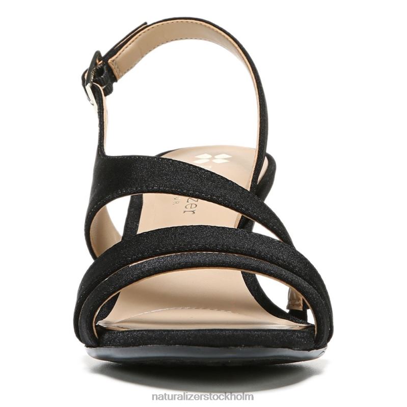 taimi klänning sandal svart tyg 444DB504 sandaler | Naturalizer kvinnor