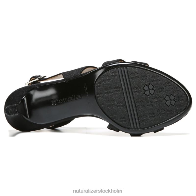 taimi klänning sandal svart tyg 444DB504 sandaler | Naturalizer kvinnor