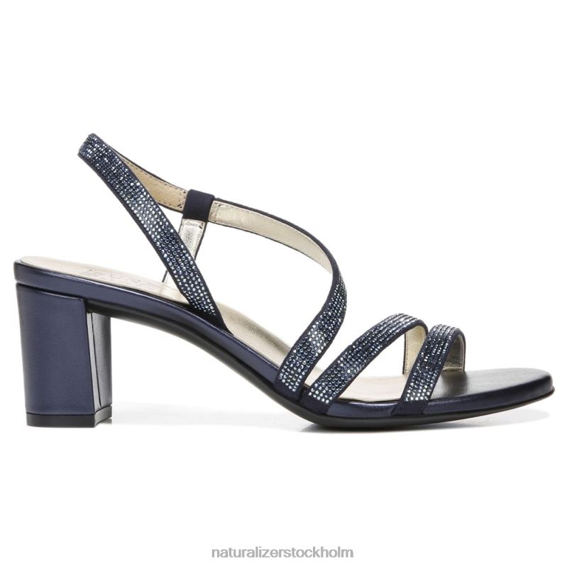 vanessa klänning sandal franskt marin tyg 444DB28 sandaler | Naturalizer kvinnor