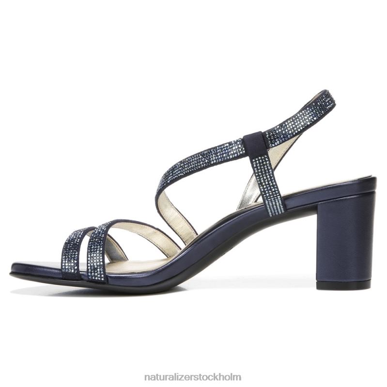 vanessa klänning sandal franskt marin tyg 444DB28 sandaler | Naturalizer kvinnor