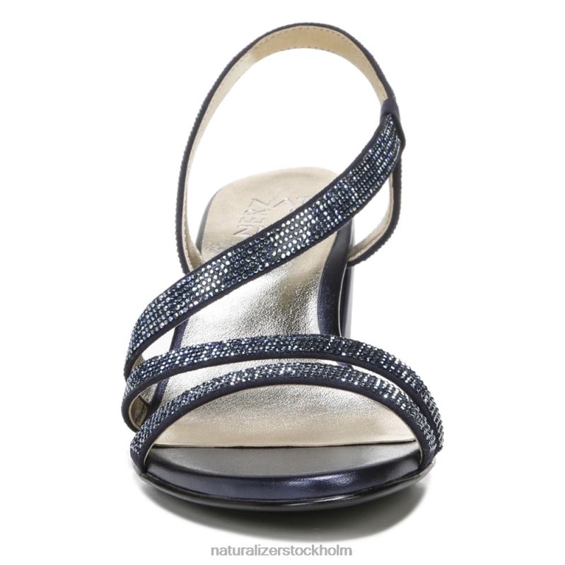 vanessa klänning sandal franskt marin tyg 444DB28 sandaler | Naturalizer kvinnor