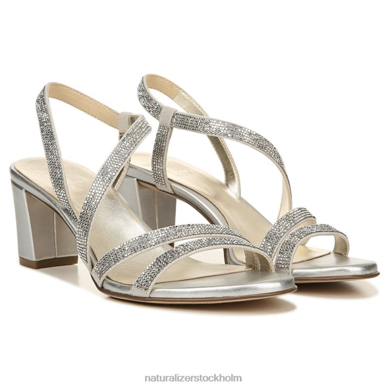 vanessa klänning sandal silvertyg 444DB25 sandaler | Naturalizer kvinnor