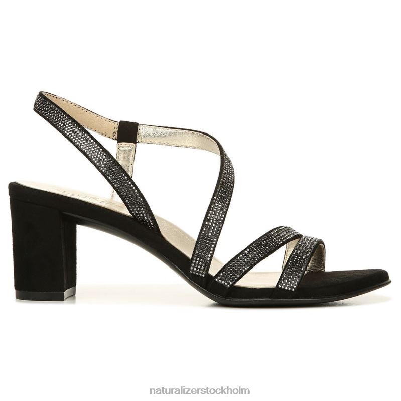 vanessa klänning sandal svart tyg 444DB24 sandaler | Naturalizer kvinnor