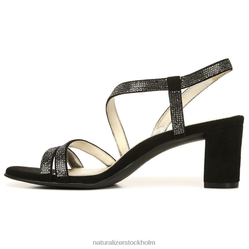 vanessa klänning sandal svart tyg 444DB24 sandaler | Naturalizer kvinnor