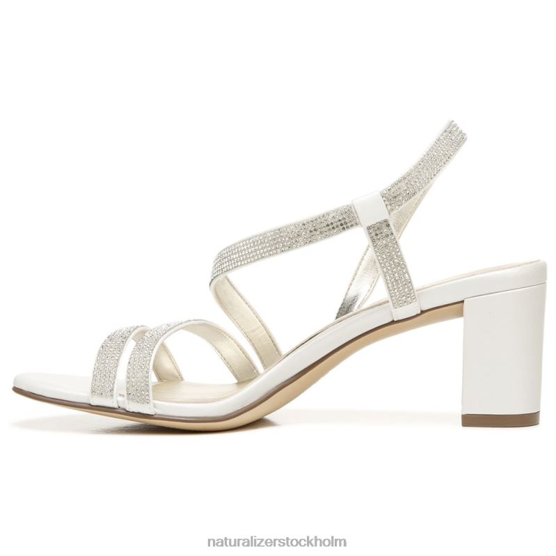 vanessa klänning sandal vitt satintyg 444DB27 sandaler | Naturalizer kvinnor