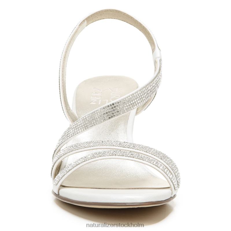 vanessa klänning sandal vitt satintyg 444DB27 sandaler | Naturalizer kvinnor