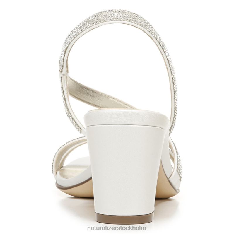 vanessa klänning sandal vitt satintyg 444DB27 sandaler | Naturalizer kvinnor
