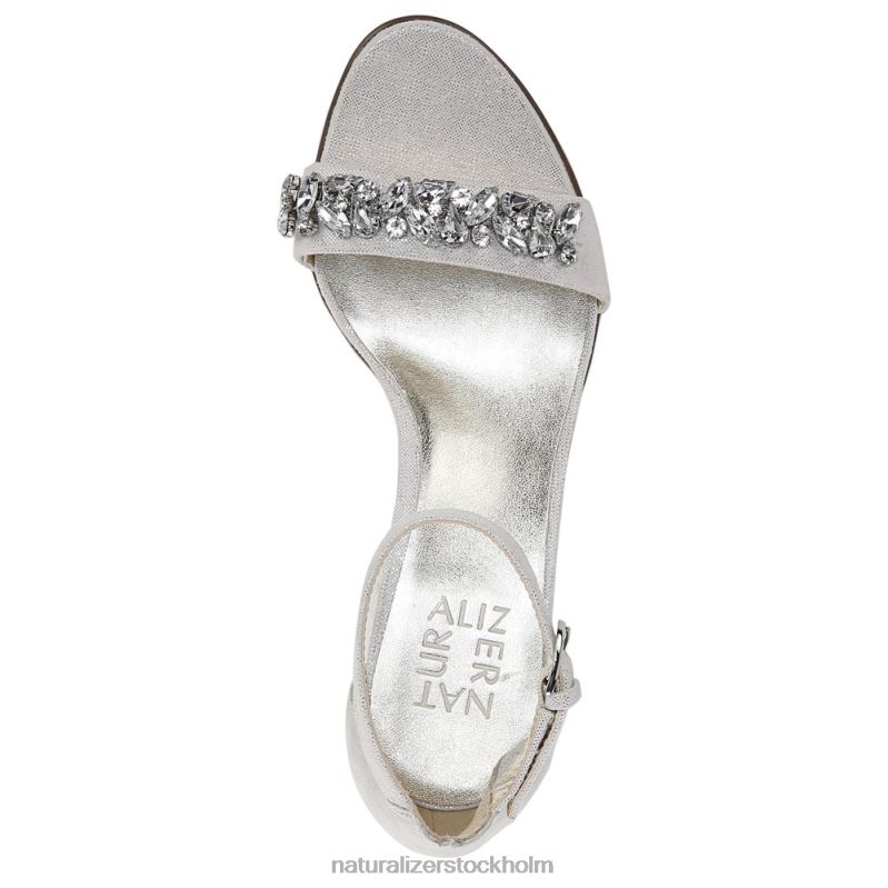 vera 2 klänning sandal silver läder 444DB609 sandaler | Naturalizer kvinnor