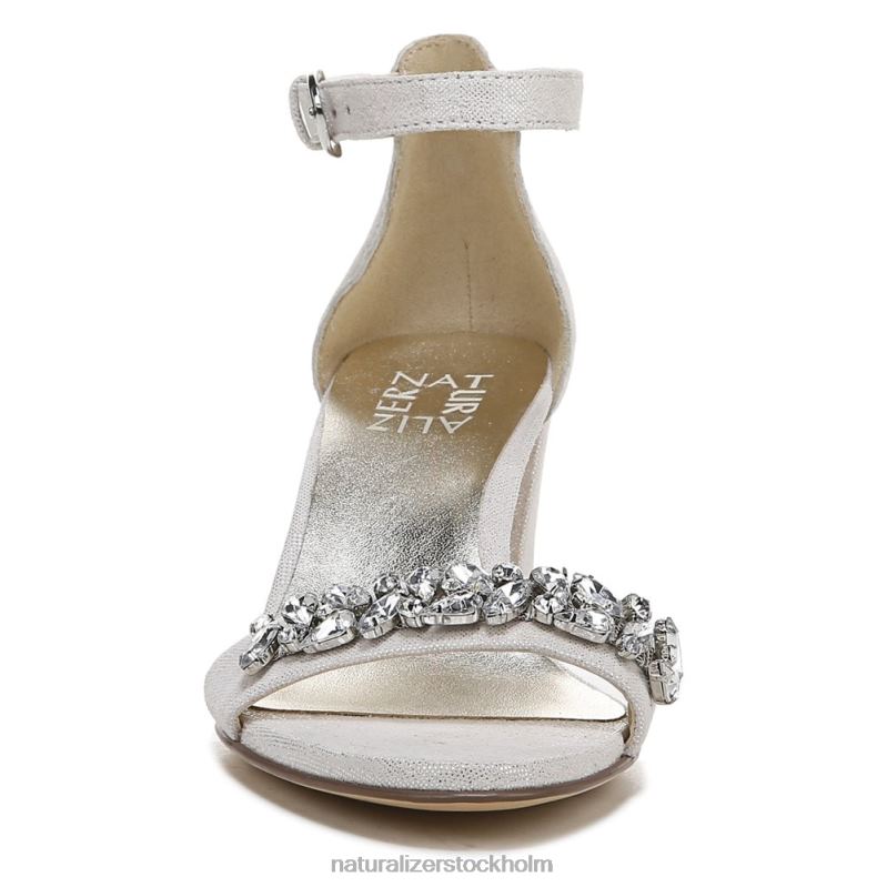 vera 2 klänning sandal silver läder 444DB609 sandaler | Naturalizer kvinnor