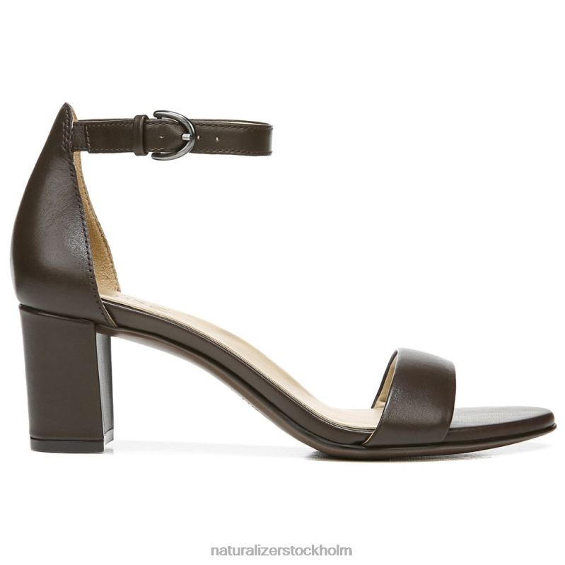 vera klänning sandal espresso läder 444DB5 sandaler | Naturalizer kvinnor