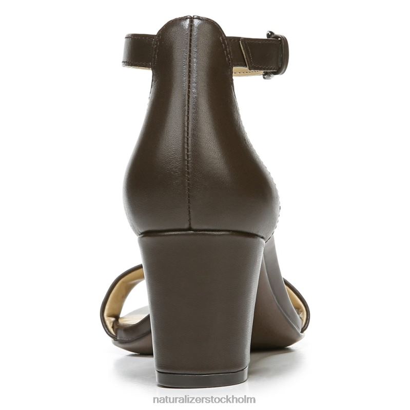 vera klänning sandal espresso läder 444DB5 sandaler | Naturalizer kvinnor