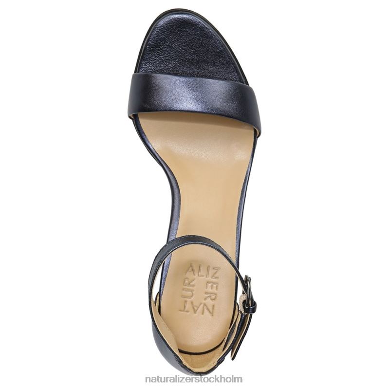 vera klänning sandal franskt marinblått läder 444DB15 sandaler | Naturalizer kvinnor