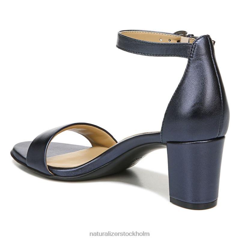 vera klänning sandal franskt marinblått läder 444DB15 sandaler | Naturalizer kvinnor