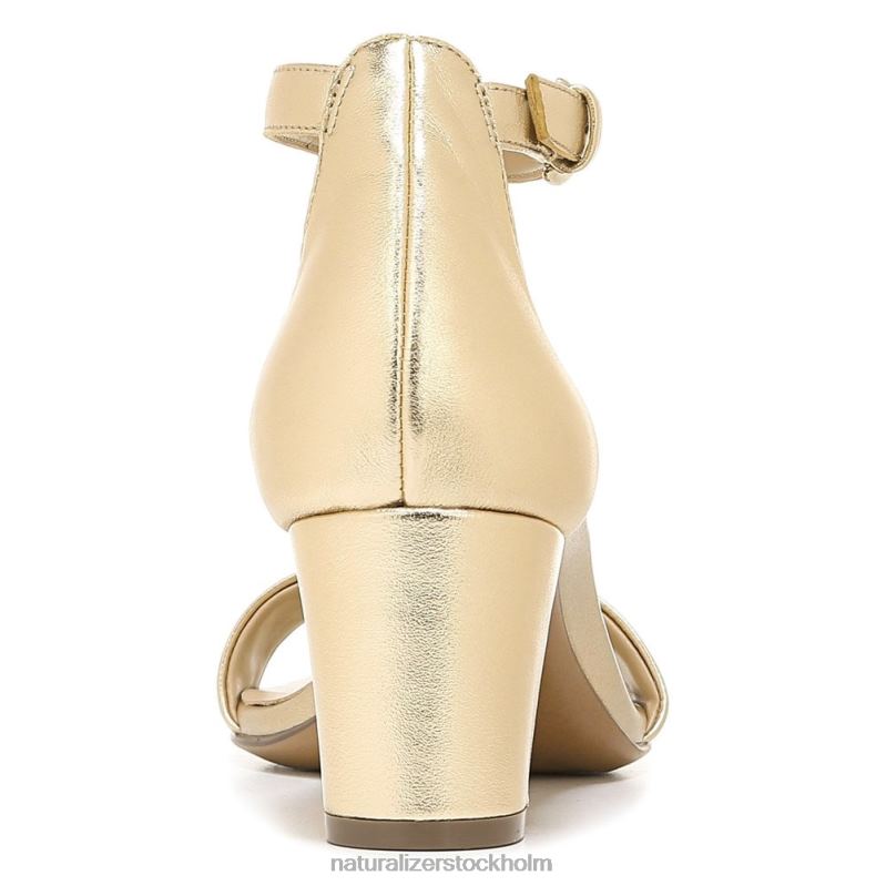 vera klänning sandal mörkt guld läder 444DB11 sandaler | Naturalizer kvinnor