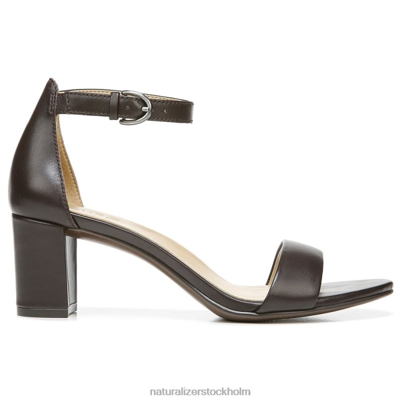 vera klänning sandal mahogny läder 444DB4 sandaler | Naturalizer kvinnor