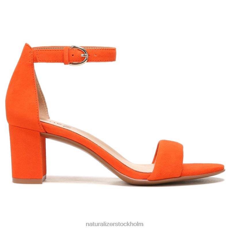 vera klänning sandal orange mocka 444DB18 sandaler | Naturalizer kvinnor