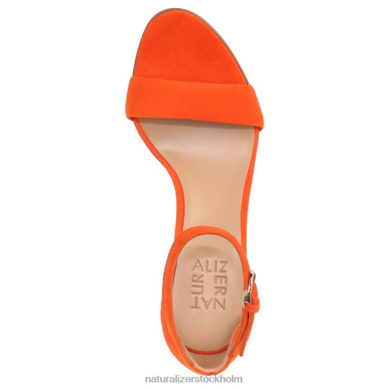 vera klänning sandal orange mocka 444DB18 sandaler | Naturalizer kvinnor