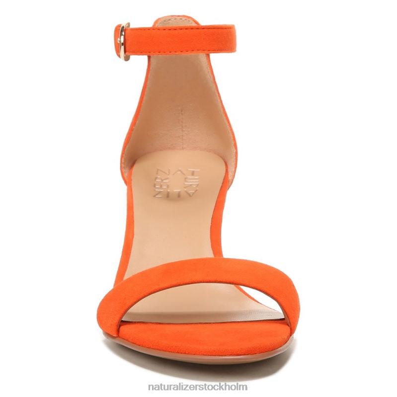 vera klänning sandal orange mocka 444DB18 sandaler | Naturalizer kvinnor