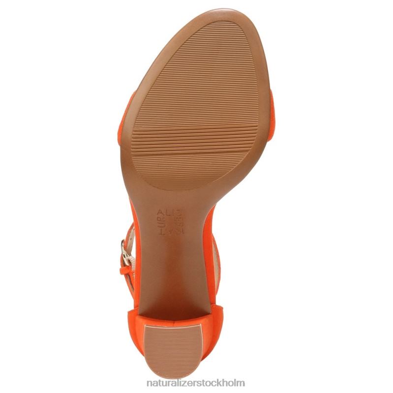 vera klänning sandal orange mocka 444DB18 sandaler | Naturalizer kvinnor