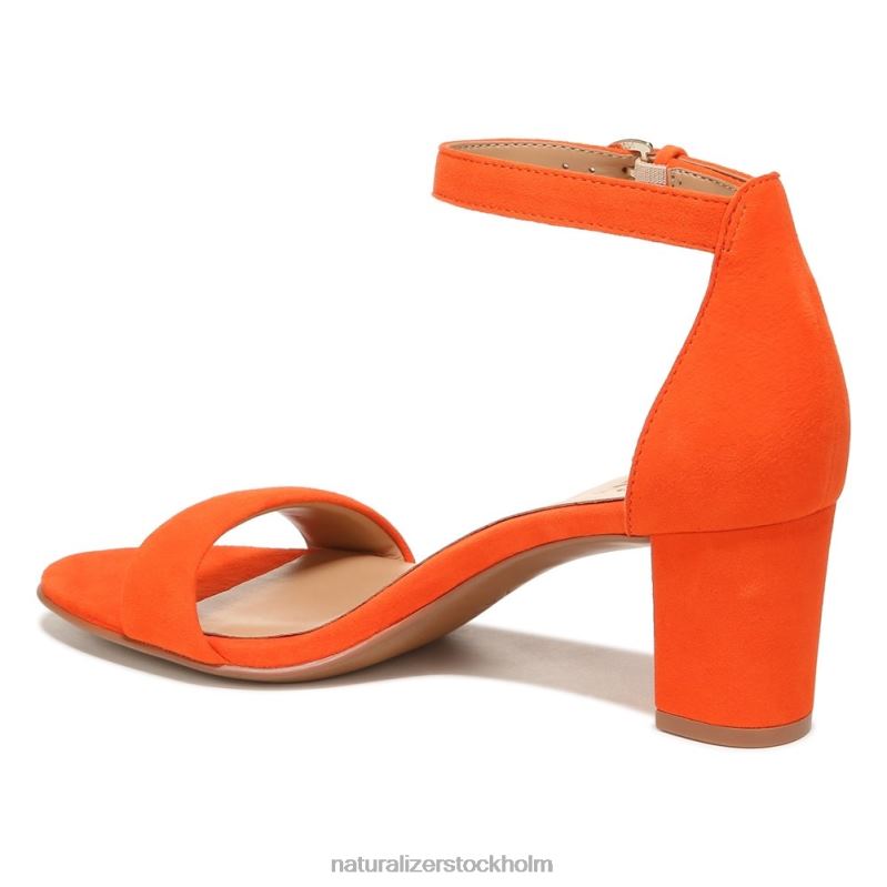 vera klänning sandal orange mocka 444DB18 sandaler | Naturalizer kvinnor