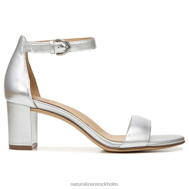 vera klänning sandal silver läder 444DB14 sandaler | Naturalizer kvinnor