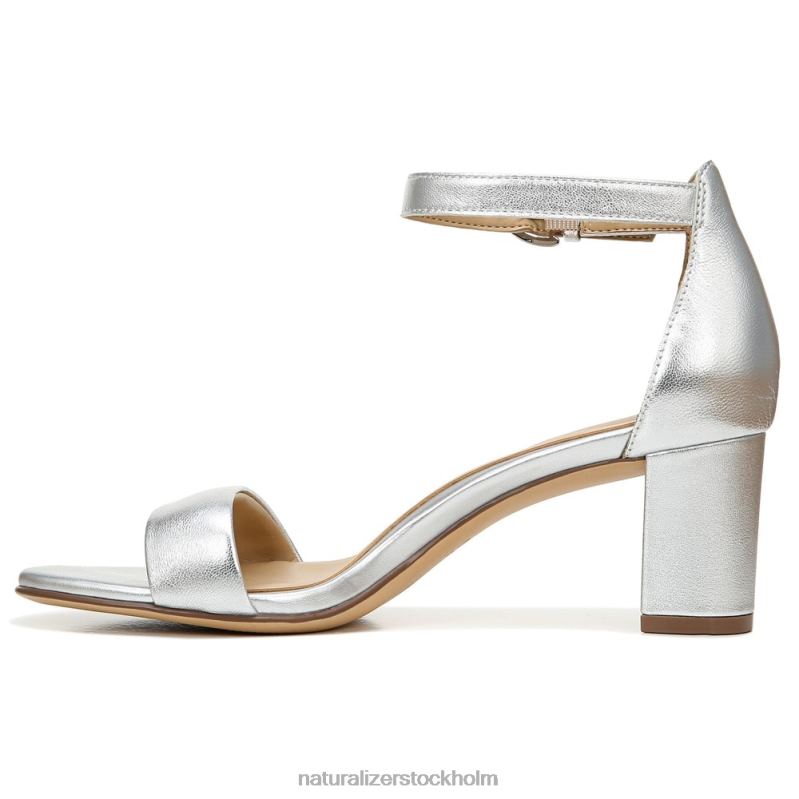 vera klänning sandal silver läder 444DB14 sandaler | Naturalizer kvinnor