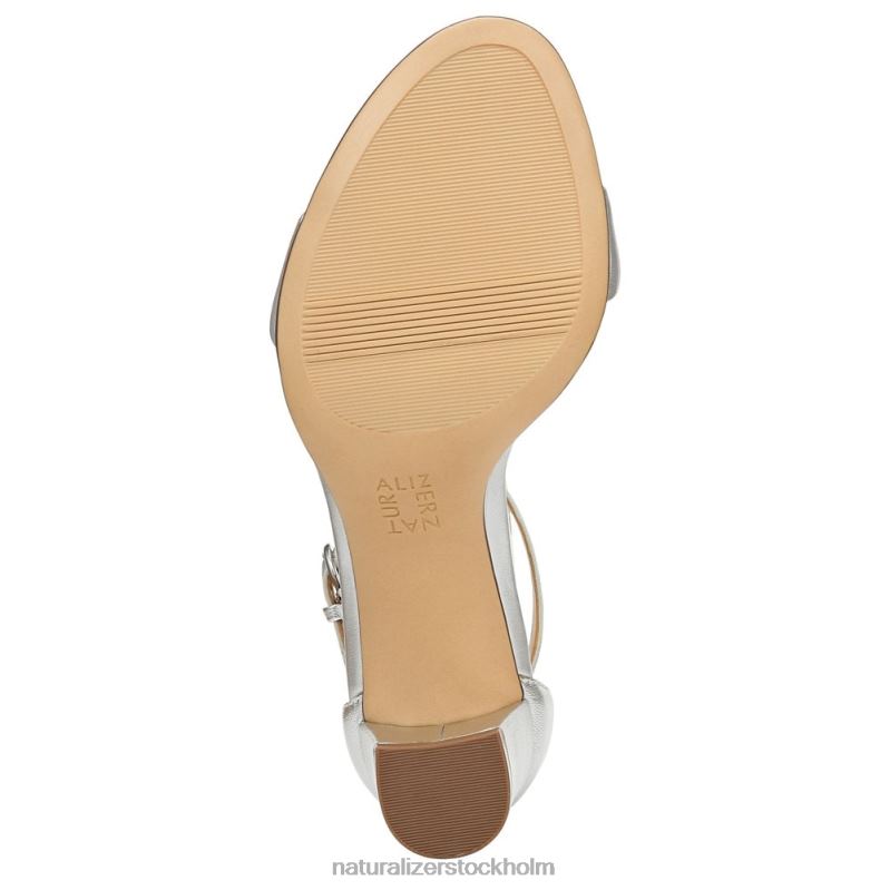 vera klänning sandal silver läder 444DB14 sandaler | Naturalizer kvinnor