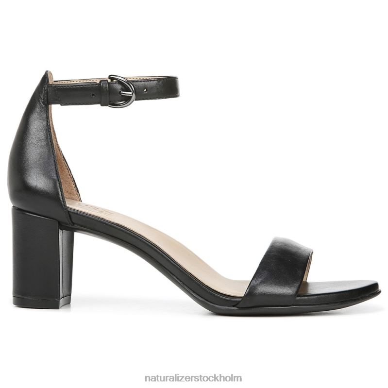 vera klänning sandal svart läder 444DB12 sandaler | Naturalizer kvinnor